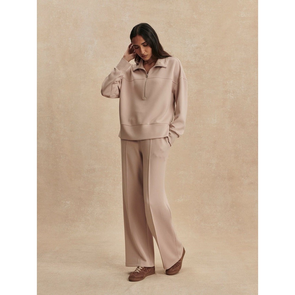 Varley Double Soft Women Small Wide Leg Pants Comfy Lounge Quality
